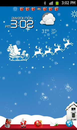 Xmas Go LauncherEx Theme截图3