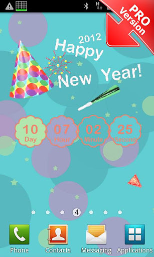 2013 New Year Countdown LWP截图2