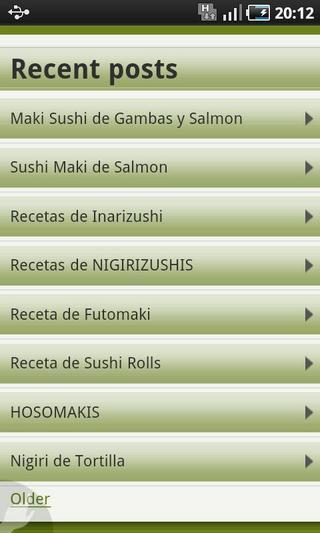 Recetas de Sushi截图1