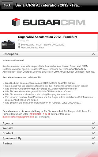 SugarCRM Events截图2