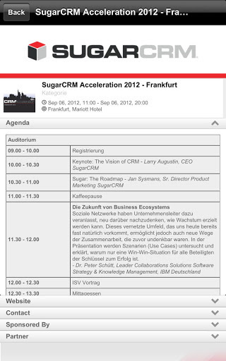 SugarCRM Events截图3