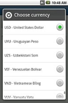 Currency Calculator截图