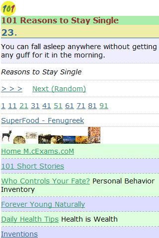 101 Reasons to Stay Single截图3