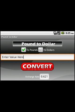 Pound to Dollar Lite截图2