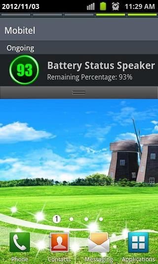 Battery Status Speaker截图2
