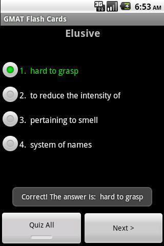 GMAT Vocabulary Flashcards截图1