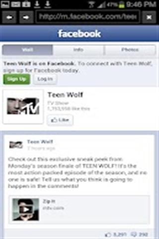 Teen Wolf Fan App截图4