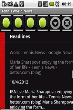 World Tennis News截图