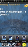 Seattle Seahawks Scoreboard 2.0.0截图2
