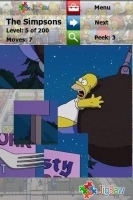 The Simpsons Puzzle : JigSaw 截图1