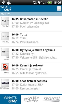 TV-opas tv24.fi截图