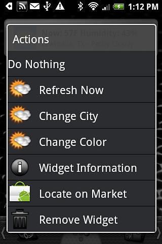 dxTop Weather Widget截图3