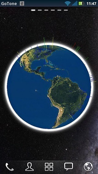 3D Globe Visualization截图6