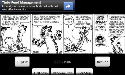 Calvin and Hobbes Cartoons截图2