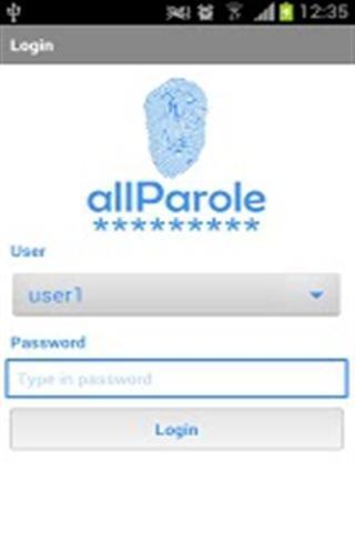 allParole free - password safe截图1