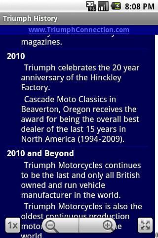 Triumph Motorcycle History截图1