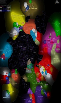 EVE Influence Map截图