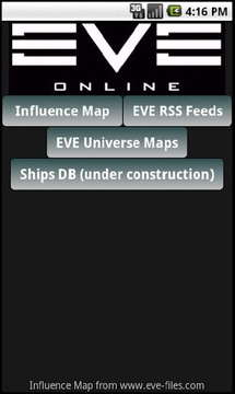 EVE Influence Map截图