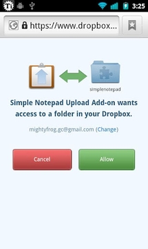 Simple Notepad Upload Addon截图