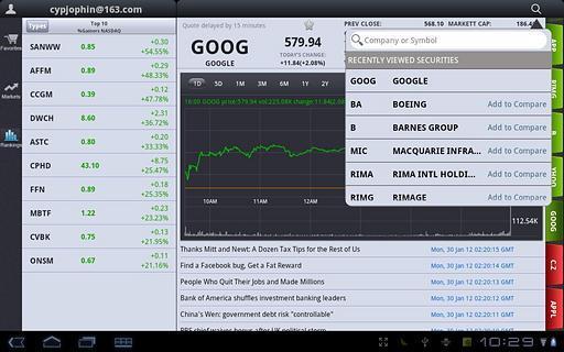 HiThink Stock App For Tablet截图5