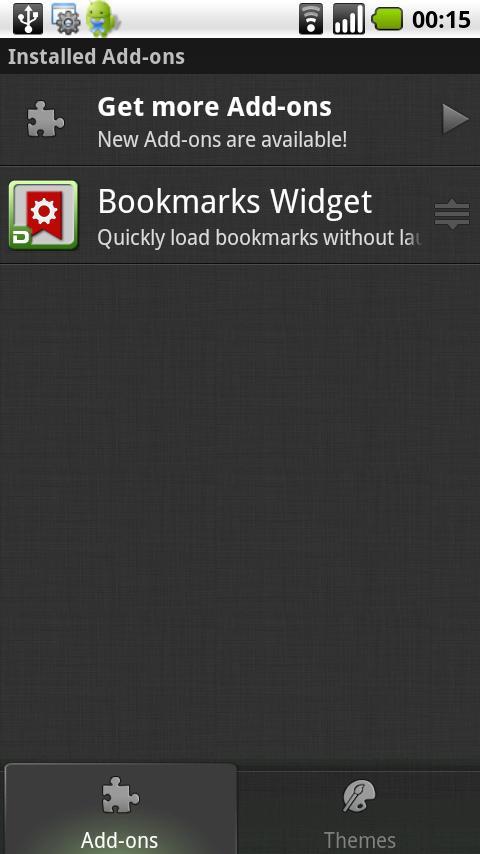 Bookmarks Widget截图1