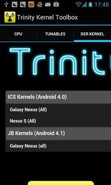Trinity Kernel Toolbox工具箱截图