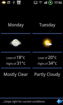 通知栏天气 Weather Slider截图