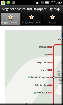 新加坡地图 新加坡地铁截图