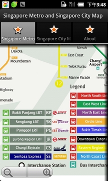 新加坡地图 新加坡地铁截图