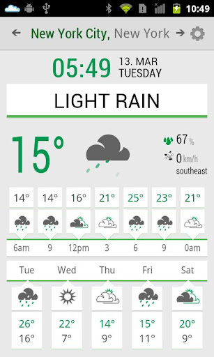 小清新天气 Weather Flow截图1