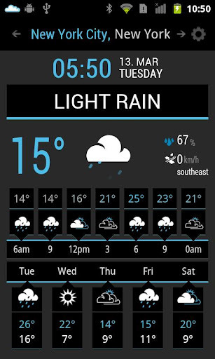 小清新天气 Weather Flow截图2