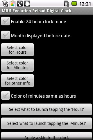 MIUI Evolution Reload Clock截图