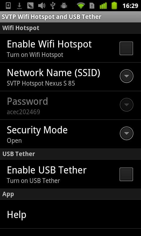 Wifi共享 Wifi Hotspot & USB Tether Pro截图1