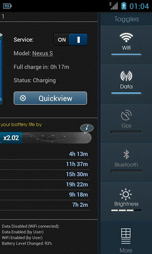 电池节能 BatteryXL-Battery Saver Beta截图2