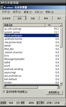 xp任务管理器截图