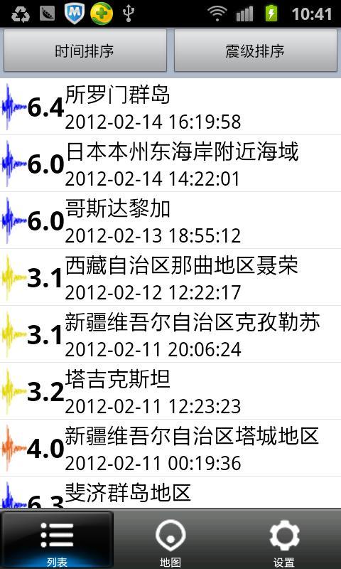 中国地震网截图2