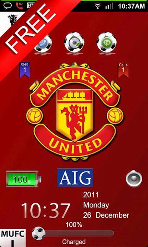 魔力锁屏曼联fc主题下载