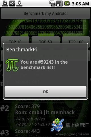 手机性能测试 Benchmark Pi截图