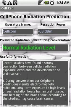 手机辐射预测 CallPhone Radiation Prediction截图