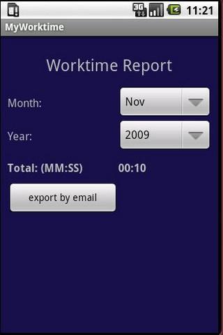 我的工作时间 MyWorktime截图2