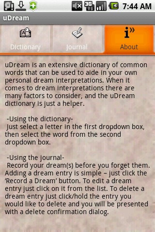 梦想词典截图2