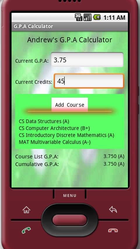 GPA计算器 GPA Calculator截图1