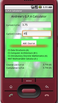 GPA计算器 GPA Calculator截图