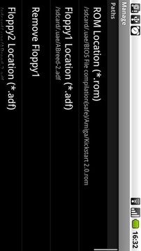 Amiga模拟器UAE4Droid截图