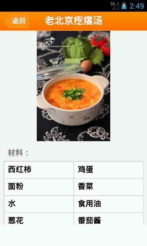 男人圣品番茄食谱截图2