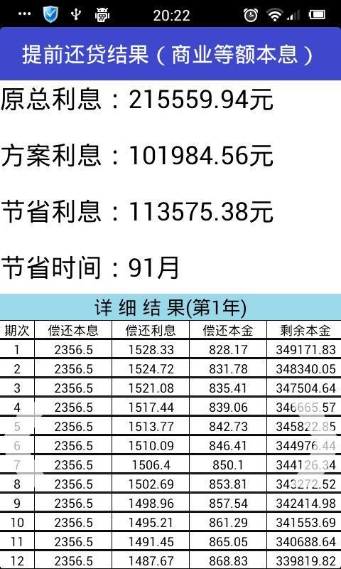 科学贷款计算器截图5