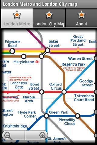 伦敦地铁运行图 伦敦地图截图2