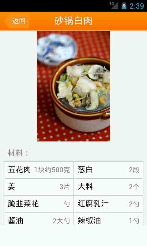 绝味五花肉食谱截图4