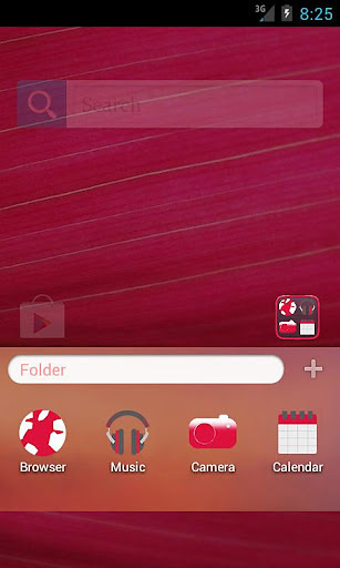 Pink HD GO Launcher Theme截图6