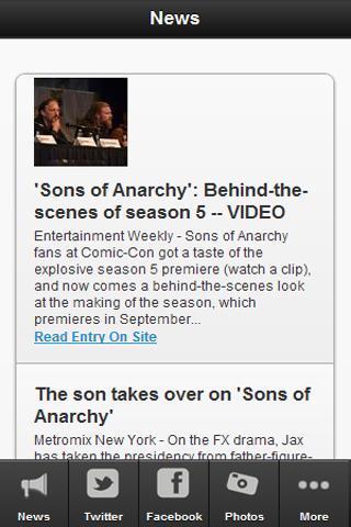 Sons of Anarchy Official Fans截图1